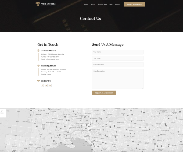 #1 Track Record Prime Lawyers Business Theme