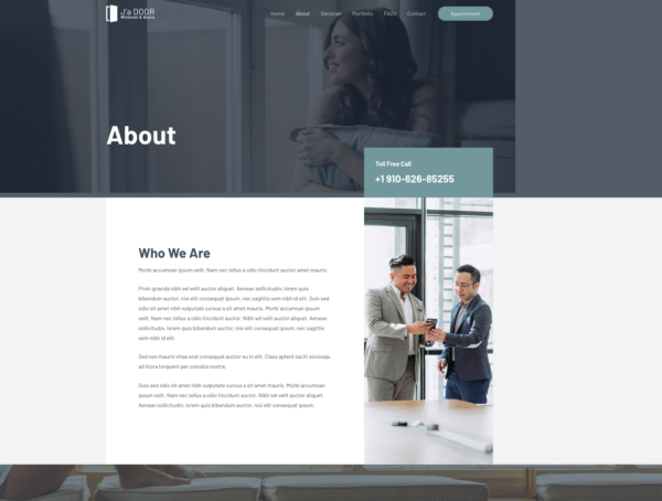 #1 Utra-Clean Windows Doors Business Services Theme