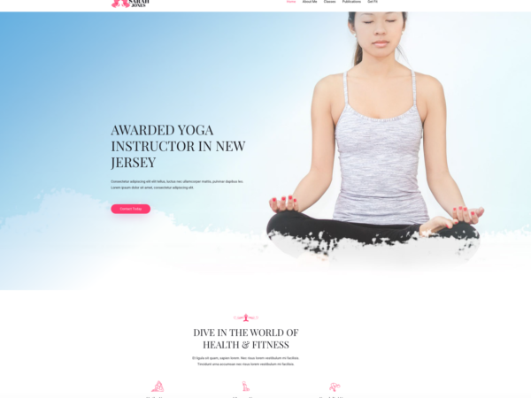 #1 Zen Yoga Instructor Pro Business Theme