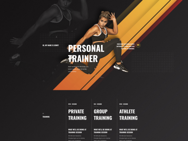#1 Strong Personal Trainer Pro Business Theme