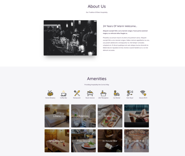 #1 Quality Hotel and BNB Business Theme