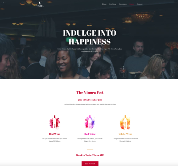 #1 Colorful Winery Business Theme
