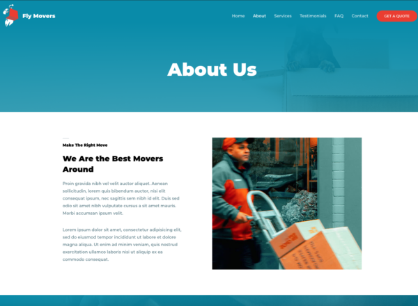 #1 Fly Fast Moving Discount Services Business Theme