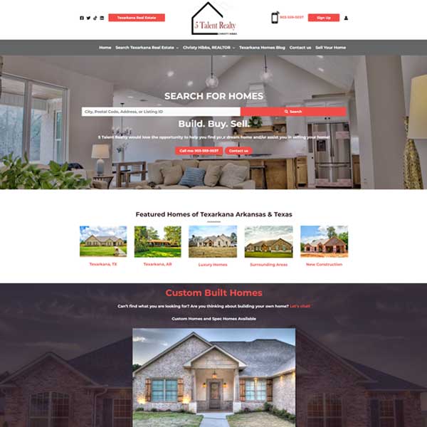 5TalentRealty.com Website Developed by CWDSEO