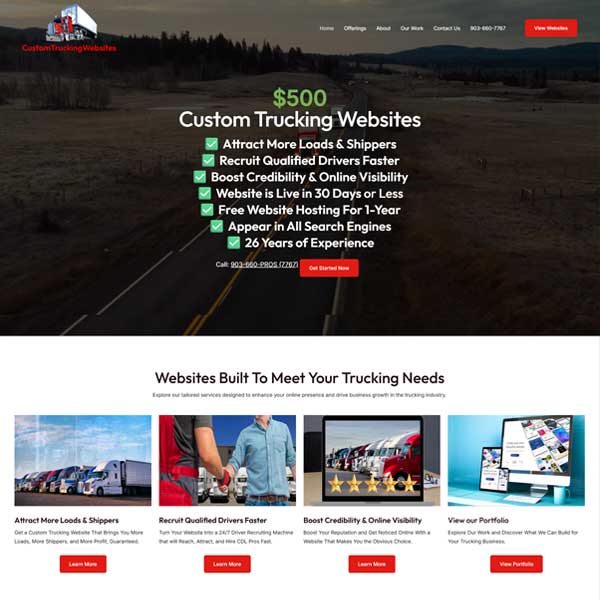 CustomTruckingWebsites.com